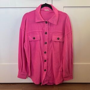 Fleece Shirt Jacket